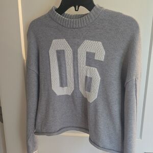 Aeropostale Light Gray Knit Sweater